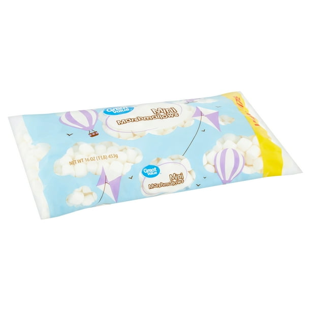 Great Value Mini Marshmallows Value Size, 16 oz