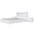 thumbnail image 1 of Nexera Harper Ensemble de Chambre Réversible 4 Pcs avec Rangement, Blanc, Double, 1 of 6