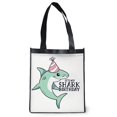 thumbnail image 3 of CafePress - Shark Birthday - 12"x 13", 100% Recycled, Reusable Grocery Bag, 3 of 3