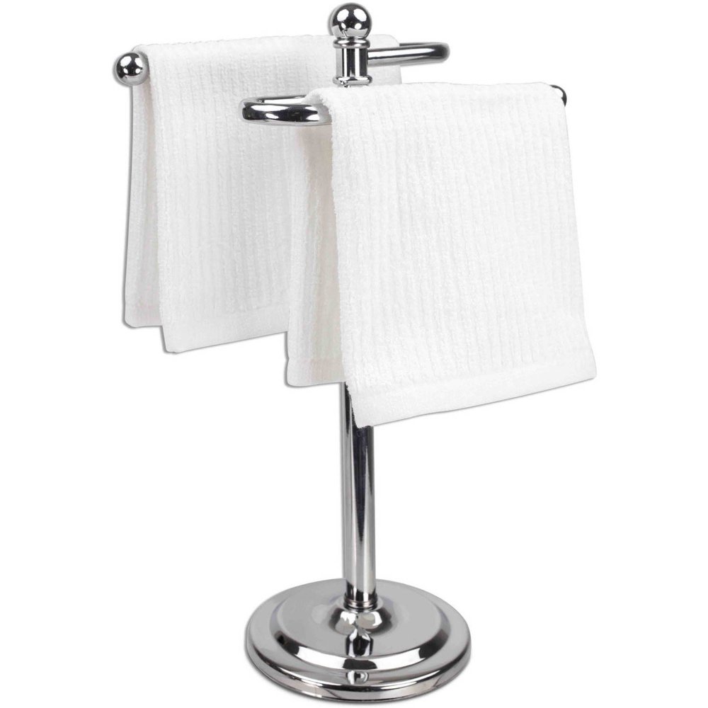 Home Basics Chrome Fingertip Towel Holder