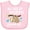 AD-Pink, variant on Inktastic My Great Grandma Loves Me with Sloth and Hearts Boys or Girls Baby Bib
