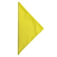 thumbnail image 2 of Ultimate Textile (5 Dozen) Poly-cotton Twill 17 x 17-Inch Cloth Napkins - for Restaurant and Catering, Hotel or Home Dining use, Lemon Yellow, 2 of 3