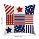 thumbnail image 3 of Independence Day Pillow Covers Striped Print Seat Cushions For Indoor Holiday Decor, 3 of 6