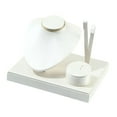 thumbnail image 5 of QccHieUs Jewelry Display Set 3 in 1 Design Earring Stand Organizer Necklace Display Stand White, 5 of 9