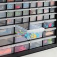 thumbnail image 4 of Iris 44 Drawer Clear Plastic Craft Garage Workshop Storage System Cabinet, Black, 4 of 7