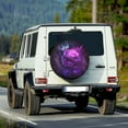 thumbnail image 2 of Yuyamidu Purple Rose Spare Wheel Tire Cover Butterfly Wheel Spare Tire Covers Universal Spare Tire Cover Wheel Protector for SUV, Camper Travel, Truck, RV, Trailer, 2 of 5