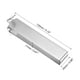 thumbnail image 2 of 2Pack 130mm/5" Colgador de baño de acero inoxidable, ganchos para toallas de doble cara para puerta de ducha de vidrio sin marco (Plata), 2 of 7