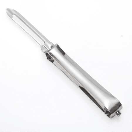

vegetable peeler-Stainless steel rotary peeler for vegetable and carrot fruit，with ergonomic safety and control handle