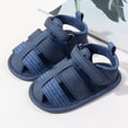 thumbnail image 2 of Baby Boy Walking Sandals Infant Closed Toe Breathable Mesh Lightweight Sport Sandals for Summer Outdoor Toddler Casual Shoes Gibobby,4,Dark Blue, 2 of 9