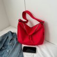 thumbnail image 4 of Sac Hobo pour Femmes Grande Capacité Sac Messager Harajuku Mode avec Pendentif Duveteux, 4 of 10