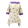thumbnail image 2 of Pet Jumpsuits Flower Pattern Cosplay Four-leg Warm Pet Dogs Pajamas Costume for Home, 2 of 7