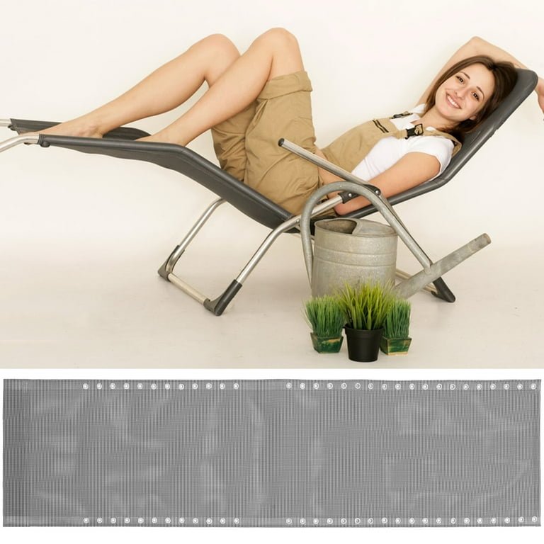 1 Set of Patio Chair Replacement Cloth Kit Wear resistant Lounge Chair Fabric Rope Set Chair Supplies