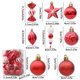 thumbnail image 3 of ¡Precios en Caída!, Juego de 20 adornos navideños para colgar en el árbol de Navidad, con forma de bola navideña pintada, para decoración de ambientes festivos Akmoler, 3 of 6