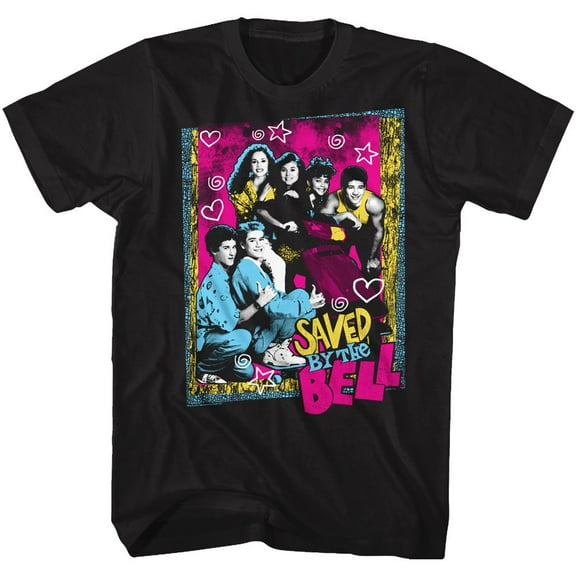 Saved By The Bell Cmytacky Black Adult T-Shirt 2Xlt