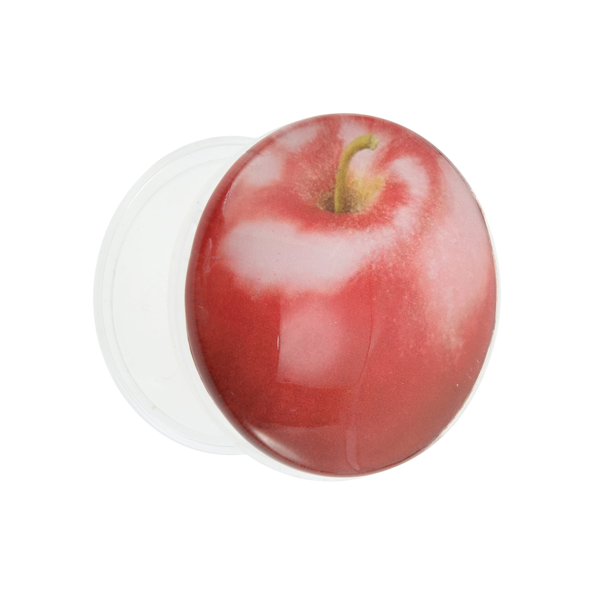 Unique Bargains Crystal Glass Phone Grip 1 Pc Red Apple