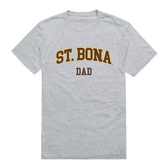W Republic Products 548-386-HGY-05 St. Bonaventure University College Dad T-Shirt, Heather Grey - 2XL