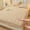 Khaki, variant on Soft Bedsheet Thick Fleece Mattress Overlay Water and Bedspread Care Extend Mattress Life