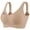 #1_Khaki, variant on Women's Adjustable Ribbed Bra - Wireless Seamless Bralette | Lightweight Full Coverage with Wide Straps for Large Bust Support