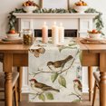 thumbnail image 2 of Farmhouse Birds Table Runner 90 Inches Long,Green Country Leaves Flowers Vintage Plants Cotton Linen Table Runners Dresser Scarves,Fabric Tabletop Scarf Furniture Cover for Home Dinner Party 13"x90", 2 of 9