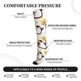 thumbnail image 3 of Bixox Penguin With Flowers Print Compression Socks,Compression Socks Women & Men Circulation for Medical,Running,Athletic, 3 of 7
