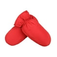 thumbnail image 5 of Luwecf Down Mittens Cold Weather Gloves Lightweight Duck Down Comfortable Thickened for Red, 5 of 9