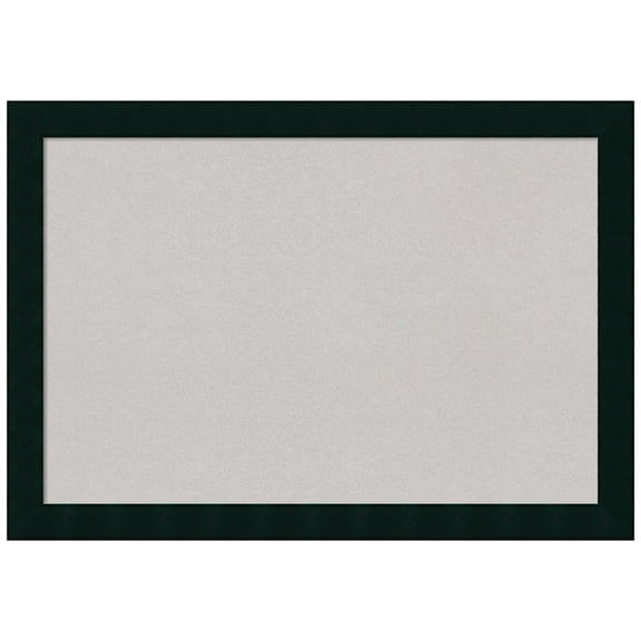 Amanti Art Grey Cork Board Wood Framed Tribeca Black Bulletin Board 40 in. x 28 in.