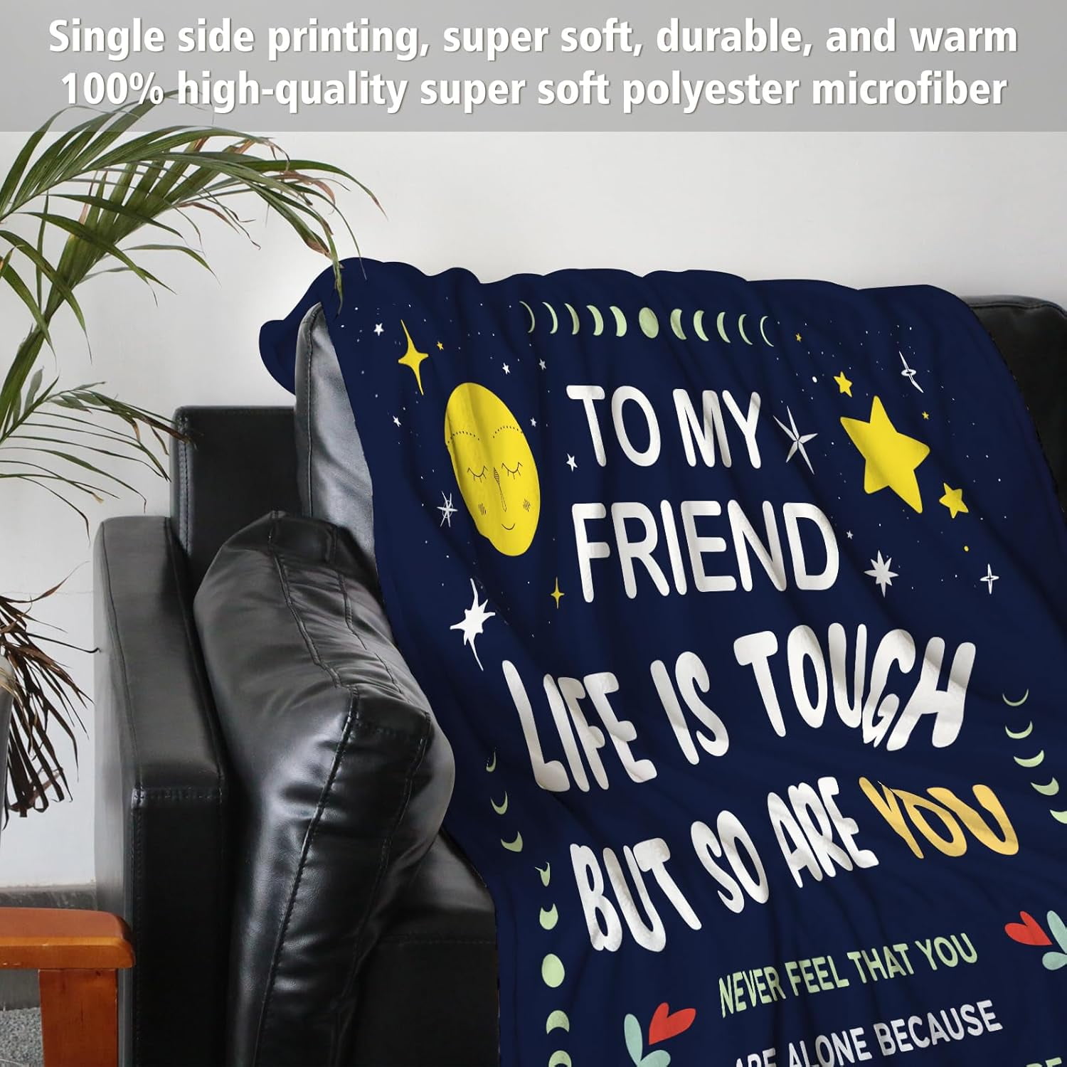 Best Friend Birthday Gifts for Women, Friendship Gifts for Women, Soul Sister, BBF, Bestie, Gift for Friends Female, to My Friend Blanket