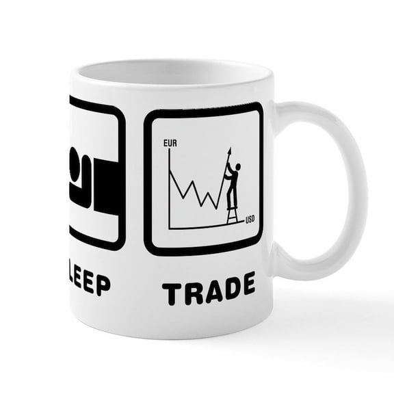 CafePress - Forex / Stock Trader Mug - 11 oz Ceramic Mug - Novelty Coffee Tea Cup