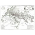 thumbnail image 2 of D'' Anville 14x11 Gold Ornate Wood Framed with Double Matting Museum Art Print Titled - Europe Asia - DAnville 1799, 2 of 4