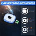 thumbnail image 3 of USB Rechargeable Light for LED Knit Beanie Hat, 16 Pieces, Strong Medium and Weak Light Mode LED Hat Light, 3 of 5