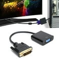 thumbnail image 3 of Adaptador profesional DVI a VGA Adaptador DVI macho a VGA hembra Alta confiabilidad y transmisión estable Adaptador DVI 24+1 a VGA para tableta de escritorio, 3 of 8