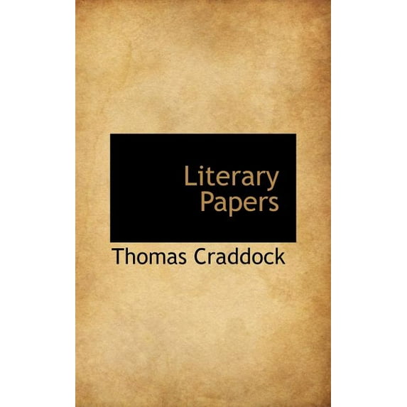 Literary Papers (Hardcover)