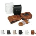 thumbnail image 3 of destyer Retro Style PU Leather Travel Case Protector Replacement for Mini Liplay Camera with Shoulder Strap,White, 3 of 8