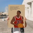thumbnail image 2 of LOLUIS Inspirational Quotes Wall Art, Sports Motivational Art Print Decor Gifts for Home Office, Basketball Superstar Poster (Unframed 12"x18"), 2 of 5