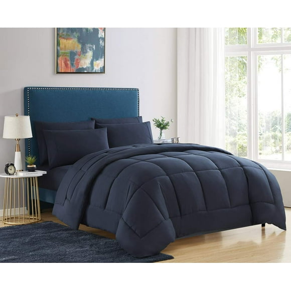 Comforter Sweet Home Collection Down Alternative Twin Navy