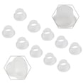 thumbnail image 4 of KERISTY - 10 juntas de sellado de silicona para grifos, a prueba de fugas, para válvula triangular, 4 of 8