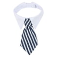 thumbnail image 1 of Corbata ajustable para perro y gato, ropa para perro y mascota, collar blanco, 1 of 5