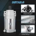 thumbnail image 3 of Starter Motor Compatible with Toro Exmark Timecutter Titan HD Z Master Quest Radius E-Series S-Series 2P77F Engines #136-7880, 3 of 6