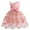 Pink, variant on Edvintorg 2-10 Years Toddler Girls Ruffles Dresses Net Yarn Flowers Mesh Embroidery Lace Birthday Wedding Dress with Bowknot Princess Dress for Kids