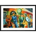 thumbnail image 2 of Art.com Jazz Jam in New Orleans Art Print by Diane Millsap, Black Frame Wall Art, 29" x 21", 2 of 5