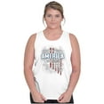 thumbnail image 5 of American United We Stand Emblem Womens Slim Fit Graphic Tee Brisco Brands L, 5 of 6