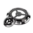 thumbnail image 2 of Aluminum Motorcycle Derby Cover Timing Timer Covers Set for XL XR 883 1200(black&silver), 2 of 11