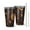 Glowing Halloween Icons, variant on 16oz Tumblers Gray Halloween Bats and Spider Webs Stainless Steel Vacuum Insulated Double Wall Travel Tumbler Cups Mug with Lid and Straw,Cleaning Brush for Coffee,Tea