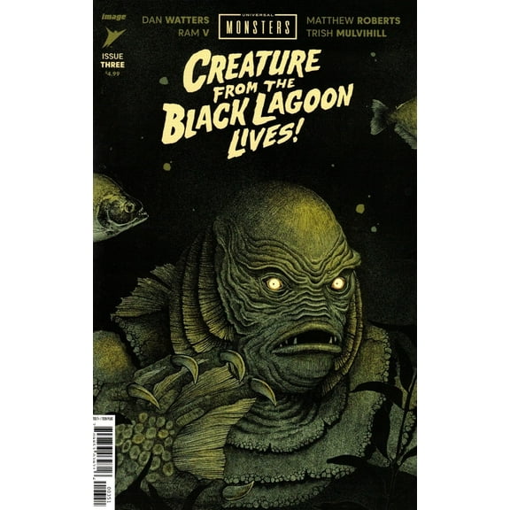 Universal Monsters: Creature From the Black Lagoon Lives! #3E VF ; Image Comic Book