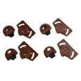 thumbnail image 4 of SPRING 4/8 Paires de Rouleaux pour Porte Coulissante de Garde-Robe, Kit de Panneau d'Engrenage pour Porte Coulissante Intérieure, Ensemble de Rouleaux pour Porte Coulissante de Meuble, Roue ABS, 4 Paires, 4 of 9