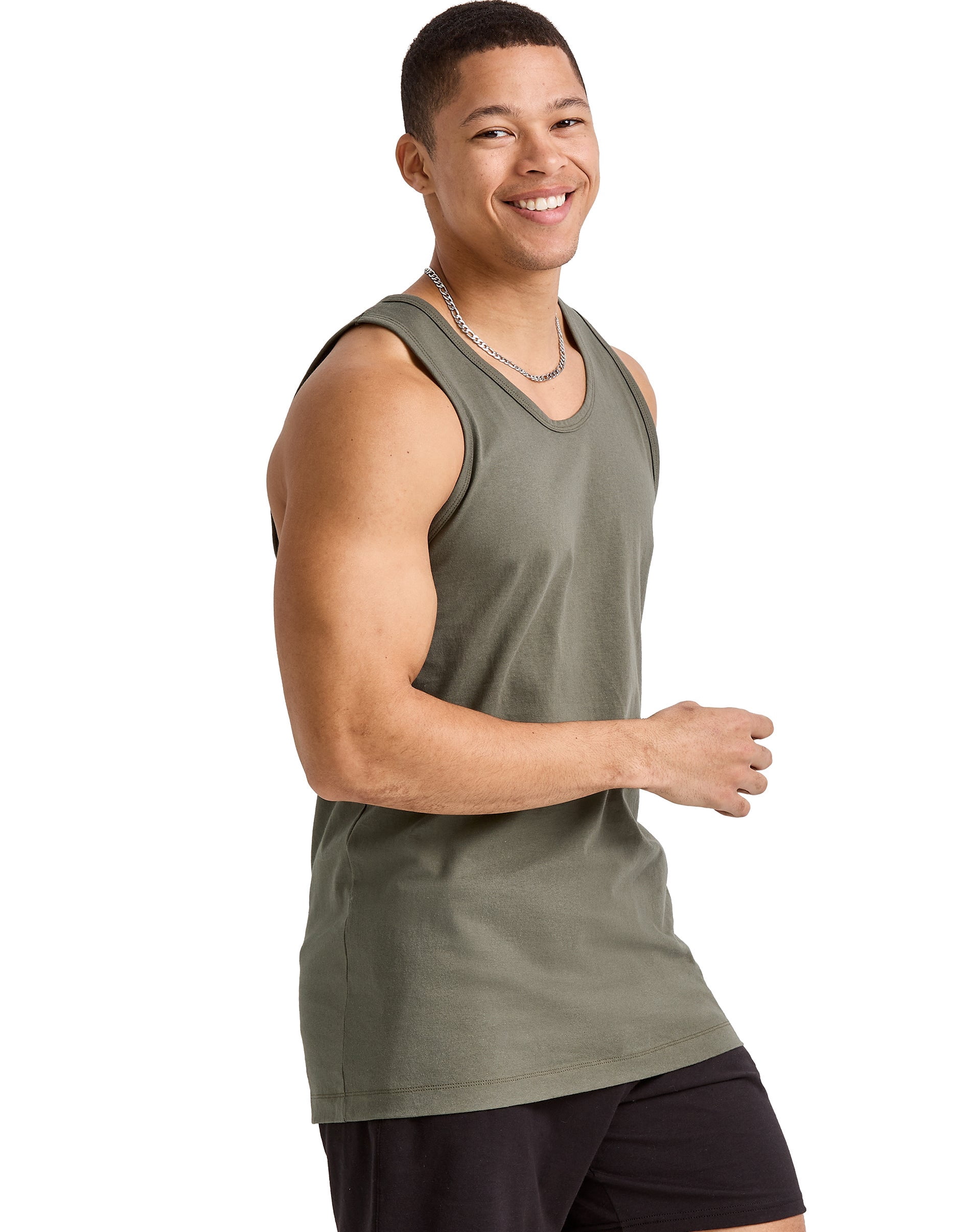 Hanes Men's Essentials Midweight Tank Top, Sizes S-3XL