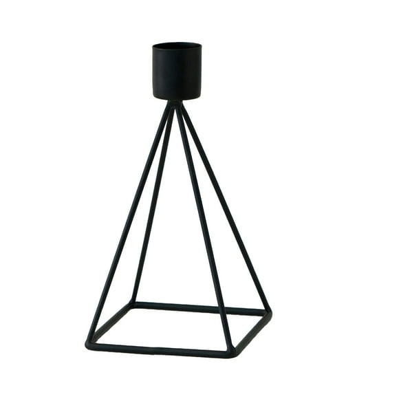 Dining Table Centerpieces Elegant Modern Geometric Metal Candle Stand Centerpiece for Living Room Dining Table Bedroom Wedding Decoration Sturdy Iron Frame