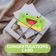thumbnail image 4 of Miangastore Cartes de Vœux Design Cartoon Écriture Lettre 20 Pcs 8.1x7.3x0.04 Po, 4 of 8
