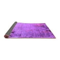 thumbnail image 2 of Ahgly Company Indoor Round Oriental Purple Industrial Area Rugs, 7' Round, 2 of 4