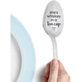 thumbnail image 3 of Engraved Spoons - She is Whiskey in a Tea Cup Funny Valentines Day for Girlfriend Wife | Gift for Women Spoon With Sayings | Gift from Husband Boyfriend | Stainless Steel-7 Inch, 3 of 4